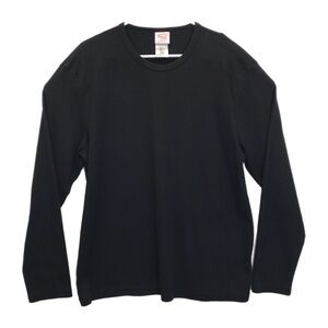 Vintage Disney Store Top‎ Women’s Size L Black Long Sleeve Crew Neck T-Shirt.